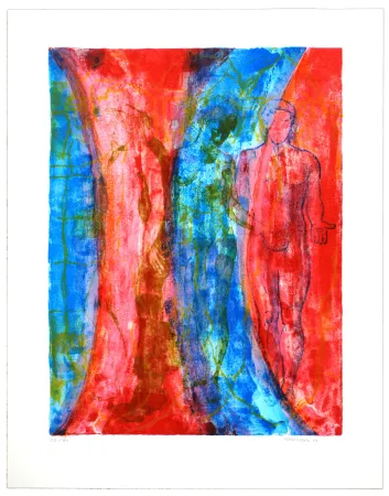 石版画 Siversten - The flood