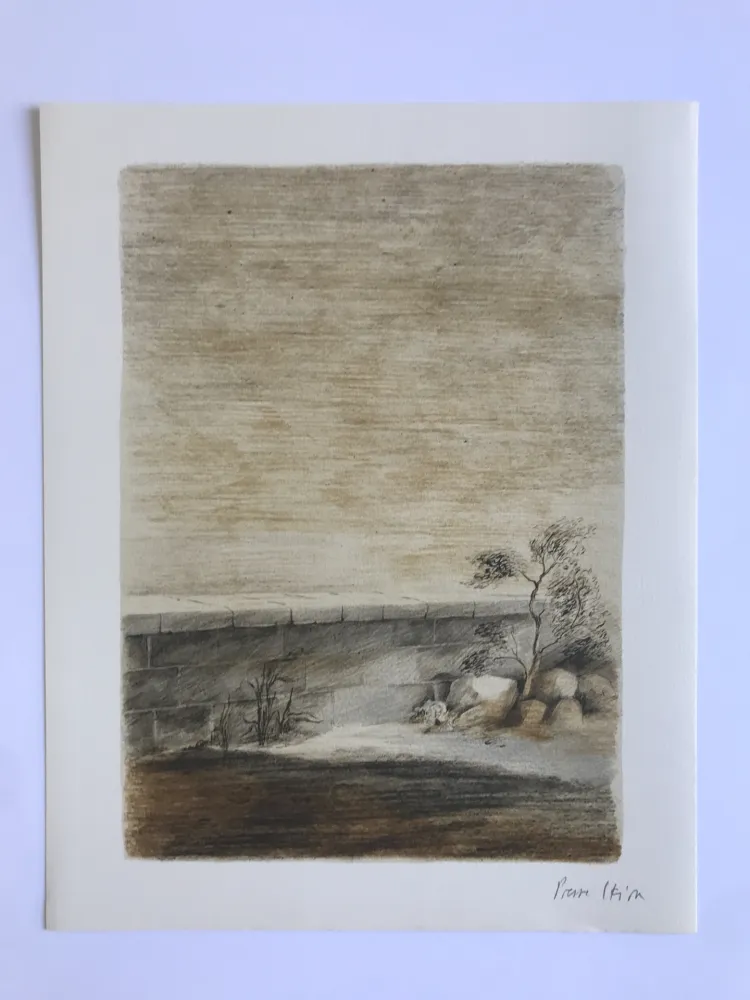 石版画 Skira - Digue sur la mer (L'Eau II)
