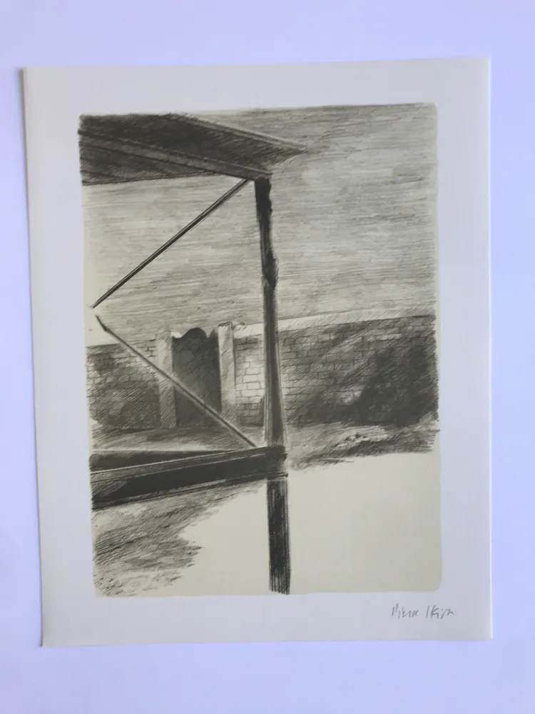 石版画 Skira - Docks (L'Eau IV)