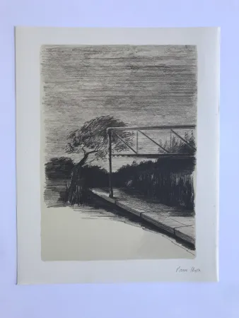 石版画 Skira - Le canal (L'Eau III)