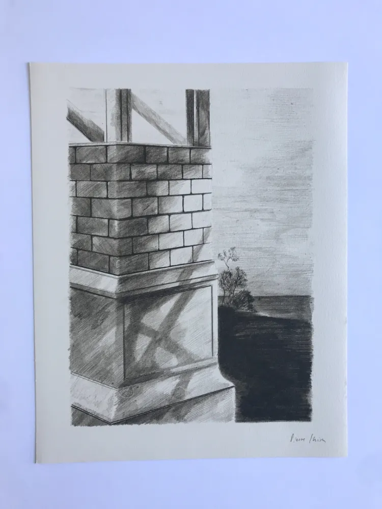 石版画 Skira - Une écluse (L'Eau I)