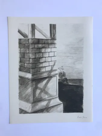 石版画 Skira - Une écluse (L'Eau I)
