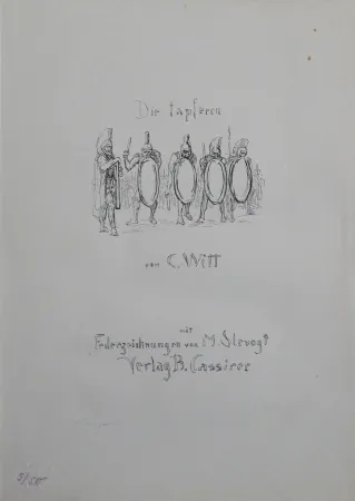 石版画 Slevogt - Titel 