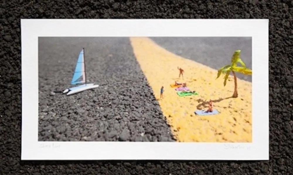数码版画 Slinkachu - Shore Line