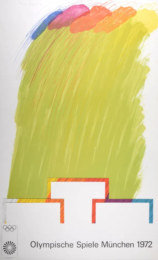 石版画 Smith - Olympische Spiele München 1972 - Hand-signed