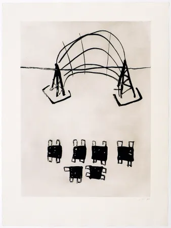 版画 Solano - Plaça del joc de la pilota III