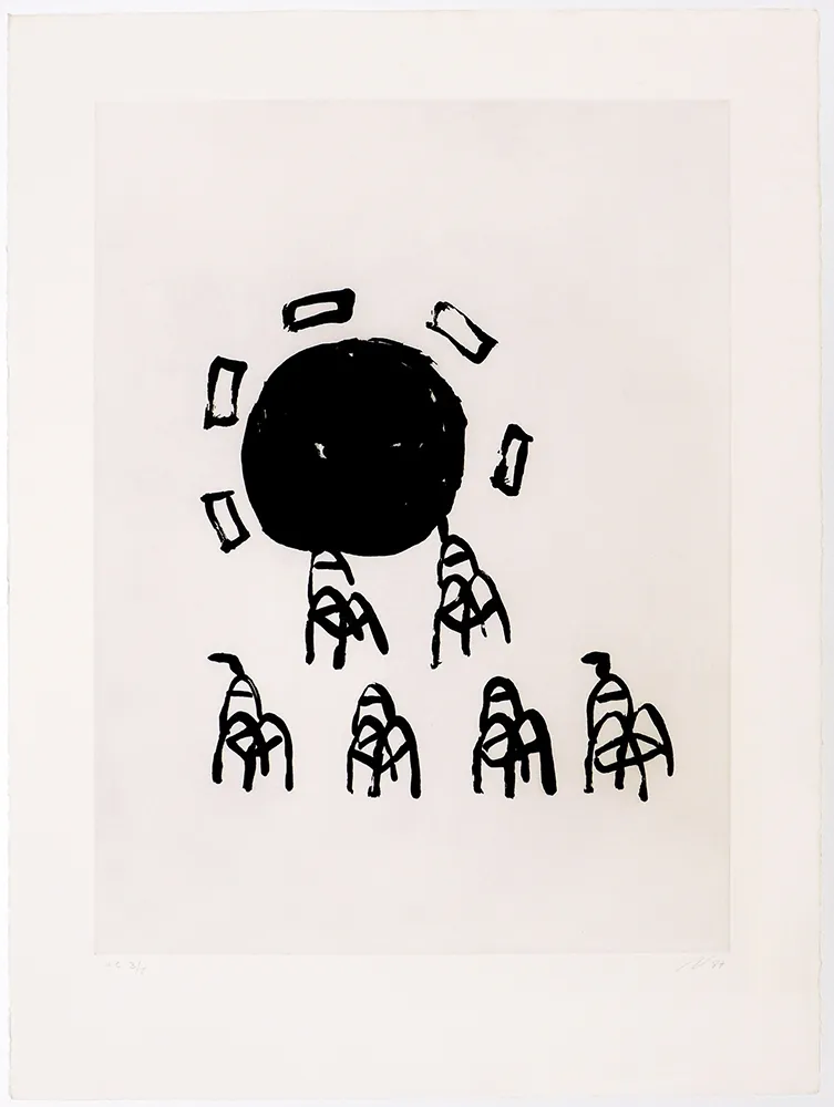 版画 Solano - Plaça del joc de la pilota IV