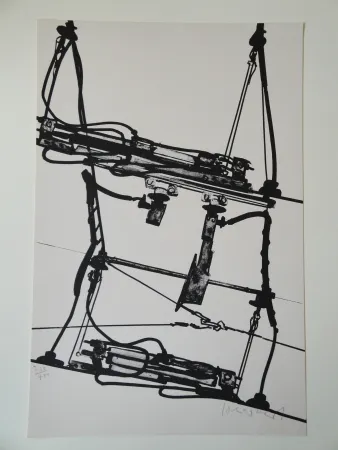 石版画 Sonderborg - Tram de Bâle