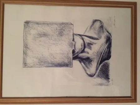 石版画 Sosno - Tete au carré