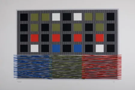 丝网印刷 Soto - Composition