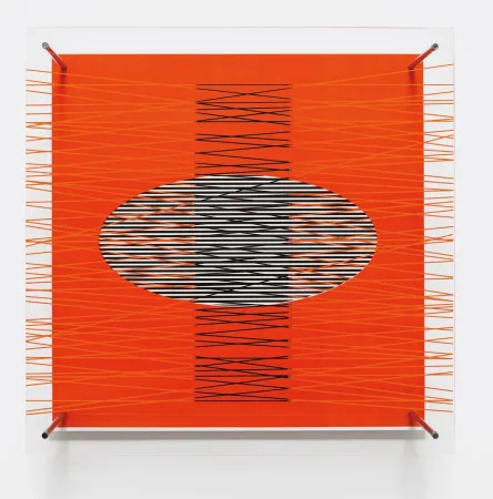 复数作品 Soto - Óvalo en el rojo