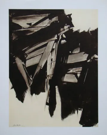 石版画 Soulages (After) - Peinture sur papier - 1960