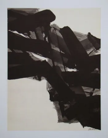 石版画 Soulages (After) - Peinture sur papier - 1961