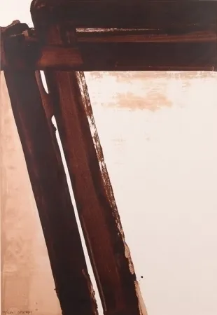 丝网印刷 Soulages - Composition 15