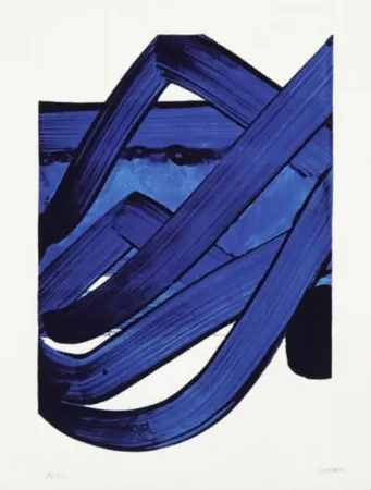 石版画 Soulages - Composition, Sérigraphie No 18