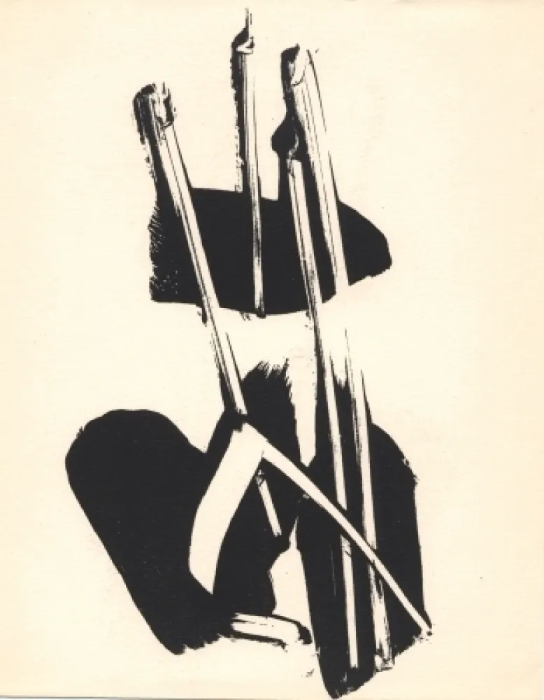 石版画 Soulages - Depaysage