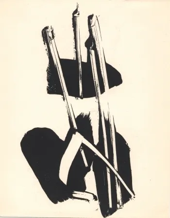 石版画 Soulages - Depaysage