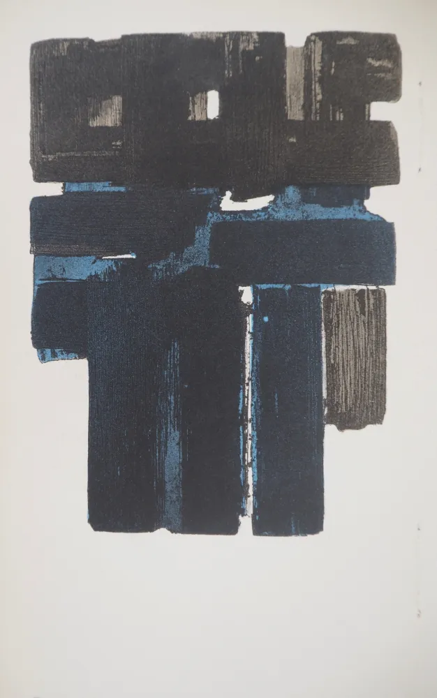 石版画 Soulages - Eau Forte X