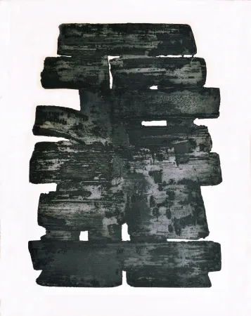 蚀刻版画 Soulages - Eau-forte XIII 