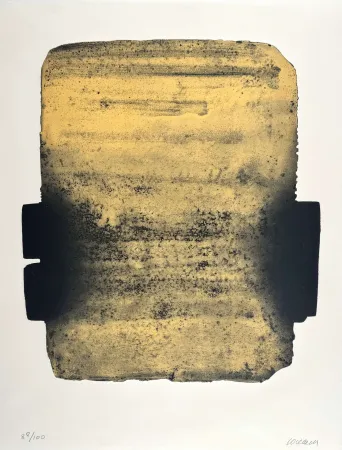 蚀刻版画 Soulages - Eau-forte XXIX 