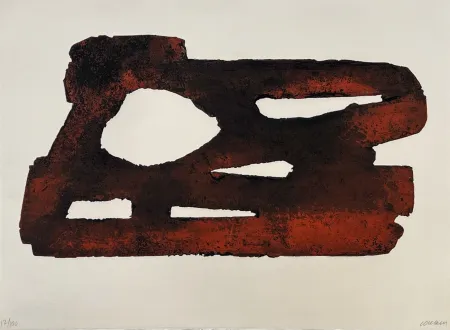 蚀刻版画 Soulages - Eau forte XXVII 