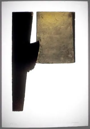 蚀刻飞尘法 Soulages - Eau forte XXX1