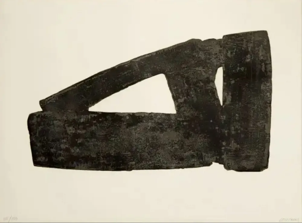 版画 Soulages - Eau-forte XXXII