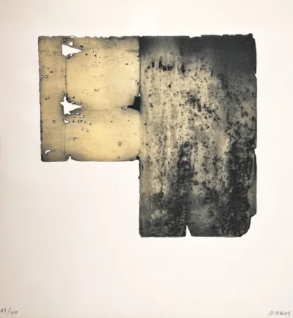 蚀刻版画 Soulages - Eau-forte XXXV 