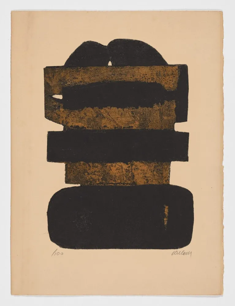 无技术 Soulages - Eauforte XXIV