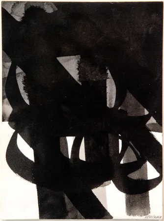 美柔汀铜版画 Soulages - ENCRE1962