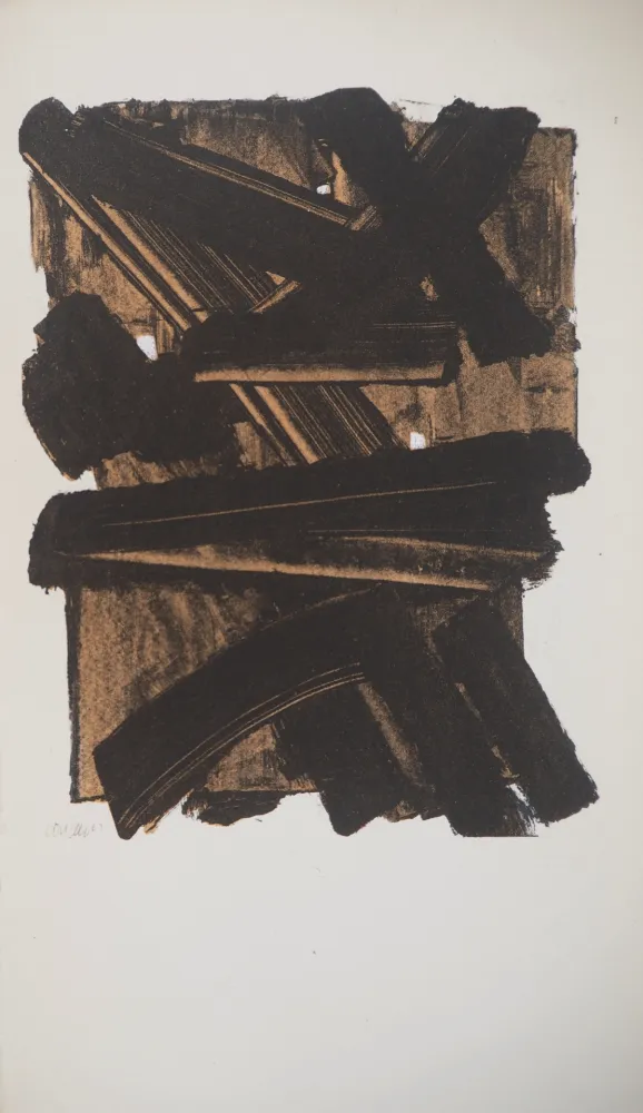 石版画 Soulages - Gouache 13