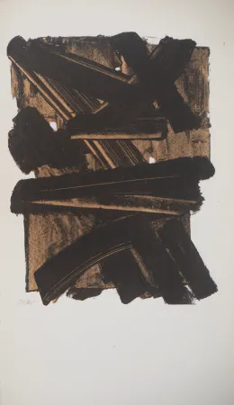 石版画 Soulages - Gouache 13