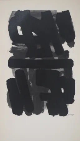石版画 Soulages - Gouache 6