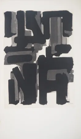 石版画 Soulages - Gouache 9