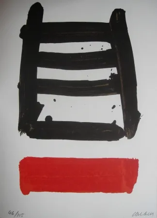 石版画 Soulages - Jean Cassou: vingt-deux poèms