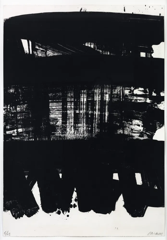 石版画 Soulages - Lithographie 21