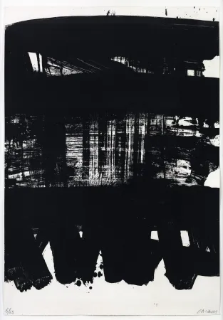 石版画 Soulages - Lithographie 21