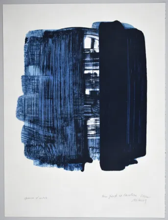 石版画 Soulages - LITHOGRAPHIE 33