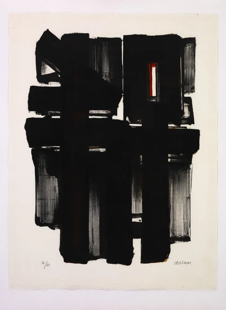 石版画 Soulages - Lithographie II