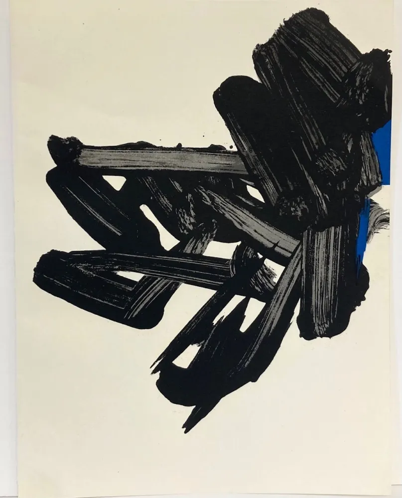 石版画 Soulages - Lithographie n° 17. 1964.