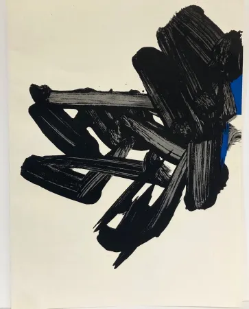 石版画 Soulages - Lithographie n° 17. 1964.