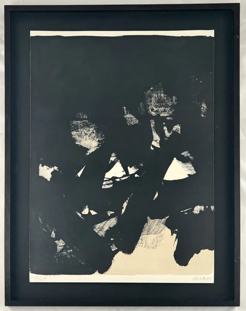 石版画 Soulages - Lithographie n°13 