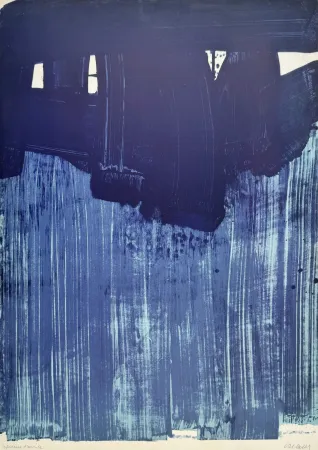 石版画 Soulages - Lithographie n°23 