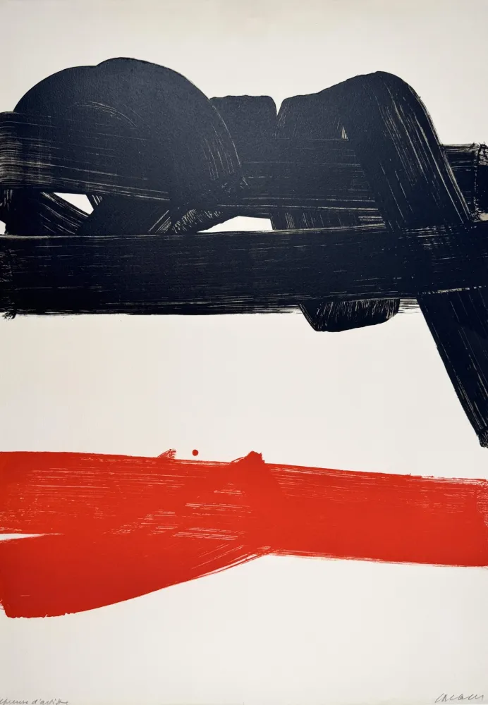 石版画 Soulages - Lithographie n°27 