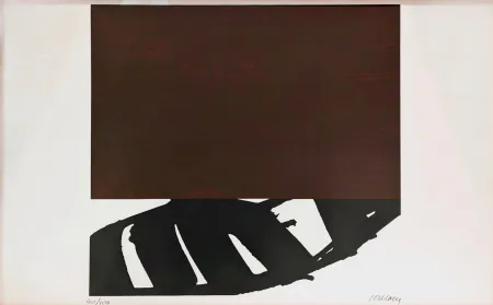 石版画 Soulages - Lithographie n°43 