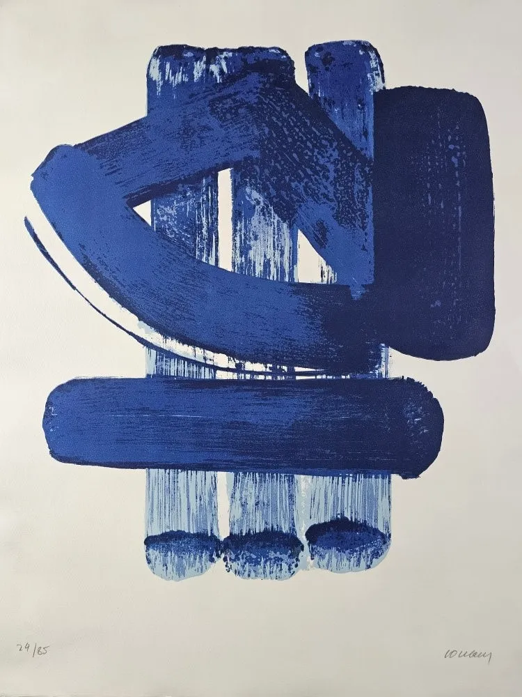 石版画 Soulages - Lithographie No 37