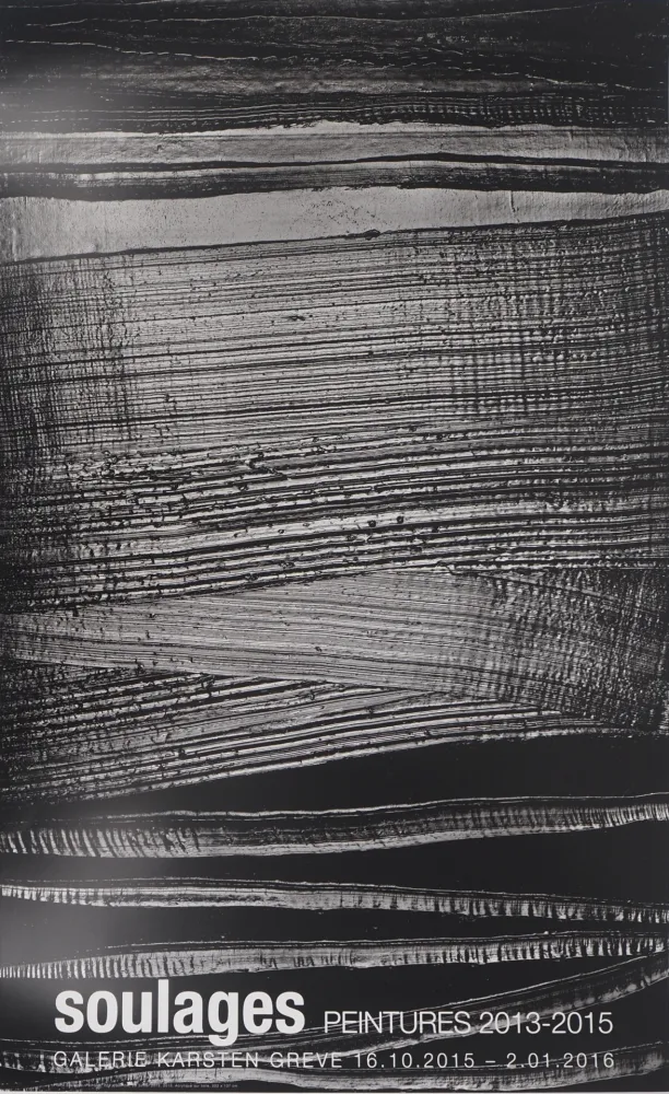 海报 Soulages - Outrenoir 28 juille