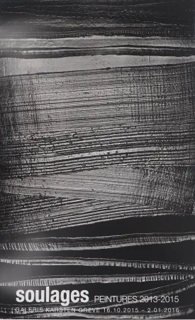 海报 Soulages - Outrenoir 28 juille