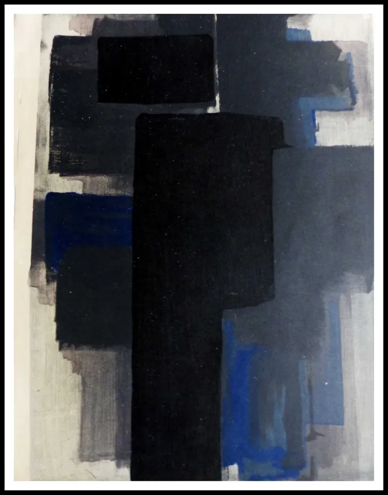 镂版印刷 Soulages - PEINTURE