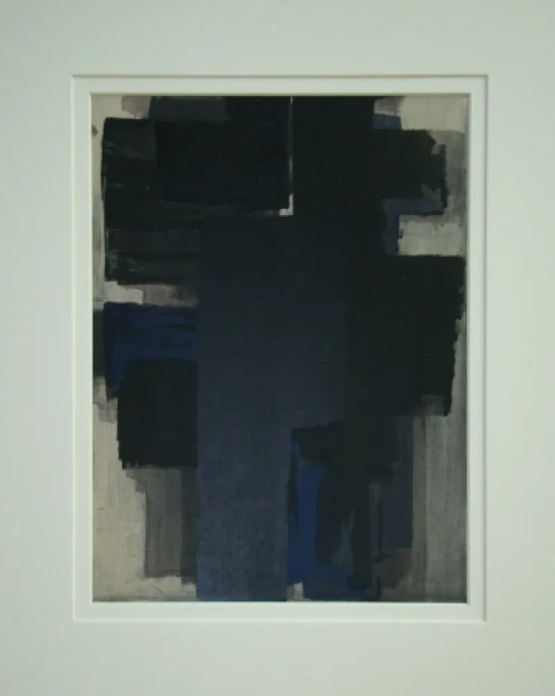 镂版印刷 Soulages - Peinture, 1955